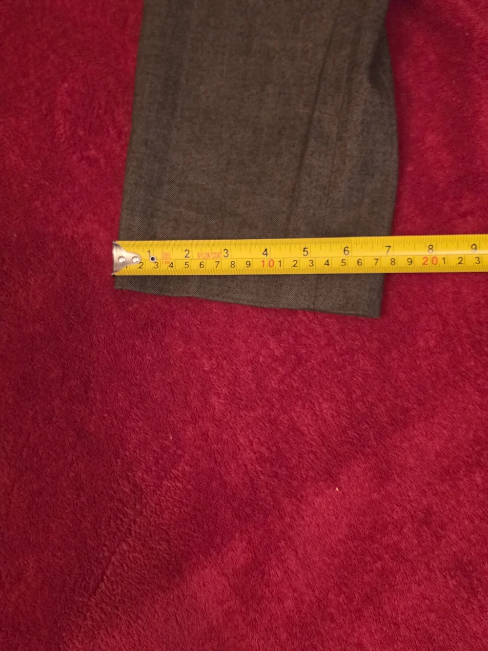 Banana Republic Tailored Fit Dress Pants Heather Brown Mens 32x30